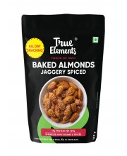 True Elements Baked Almonds Jaggery Spiced 100gm